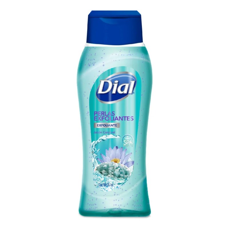 Jabón Líquido Corporal Dial Perlas Exfoliantes 354ml