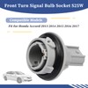 Getfarway 33302-T2A-A01 Front Turn Signal Bulb Socket S25W Compatible with