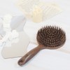 Yao Hairbrush [Reverse Wood Circle Boa] Root Volume Pig Hair