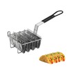 Taco Fryer Basket, 4 Shell Deep Fryer Taco Holder V-Shaped