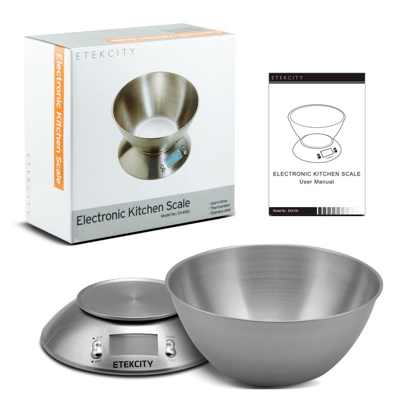Etekcity Food Kitchen Scale with Bowl, Digital Weight Scale for
