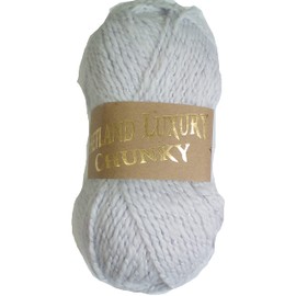 Woolcraft Shetland Luxury Chunky Strickwolle / Strickgarn, 100 g, Wisteria