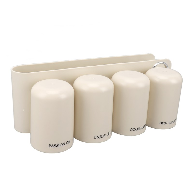 Toothbrush Holder Bathroom Hanging Vanity Tooth Brush Organizer Punch Free