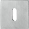 Key Escutcheon Flat with Support Cam Square BB Stainless Steel