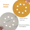 Aiyard 5-Inch 8-Hole Hook and Loop Sanding Discs 60-Grit Random