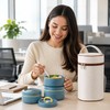 Insulated Lunch Container Set for Adults and Kids - Portable