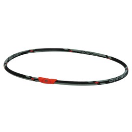 Phiten Unisex Adult Titanium Necklace, Rakuwa Neck General Model, Black, 19.7 in (50 cm)