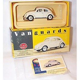 Corgi vanguards Volkswagen split screen beige beetle car 1.43 scale diecast model