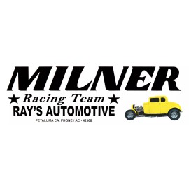Unbranded AMERICAN GRAFFITI *MILNER RACING TEAM*     VYNIL DECAL