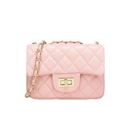 AVANCE Chain Bag, Cross-body, Shoulder Hanging, Black, Beige, Pink, White, Women's, Simple, Formal (Black)