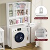 FACBOTALL Over The Toilet Storage Cabinet, Over Toilet Bathroom Organizer