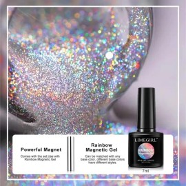 6 Pcs Gel Nail Polish Kit Colourful Nailpolish For Gift