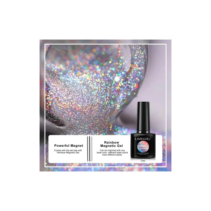 6 Pcs Gel Nail Polish Kit Colourful Nailpolish For Gift