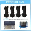 Trampoline Accessories, 4PCS 15FT Trampoline Net Cords, Replacement Tie Downs