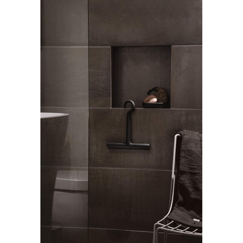 EVA SOLO Shower Squeegee, Elastic Hook for Hanging, Black