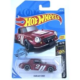 Hot Wheels - Fairlady 2000 - Nightburnerz 10/10 [red] #156/250
