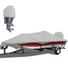 Mionovity Heavy Duty Waterproof Bass Boat Covers 17-19ft, Boat Cover