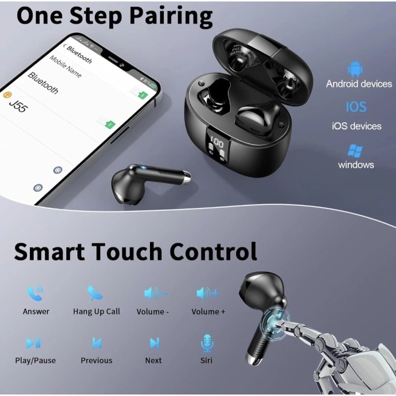 InEar QXQ J55 Wireless Earbuds