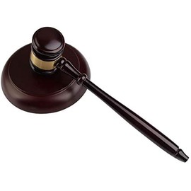 Wooden Gavel and Sound Block Set, for Lawyers,Judges, Chairmen, and Auction Sale.