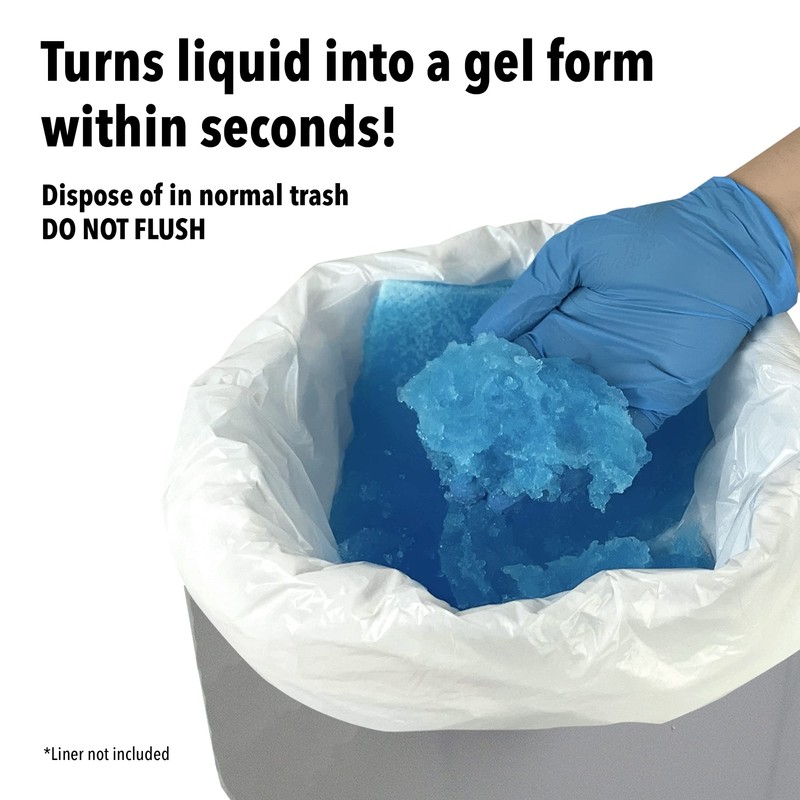 Super Absorbent Commode Pads for Bedside Commodes, Bedpans and Potty