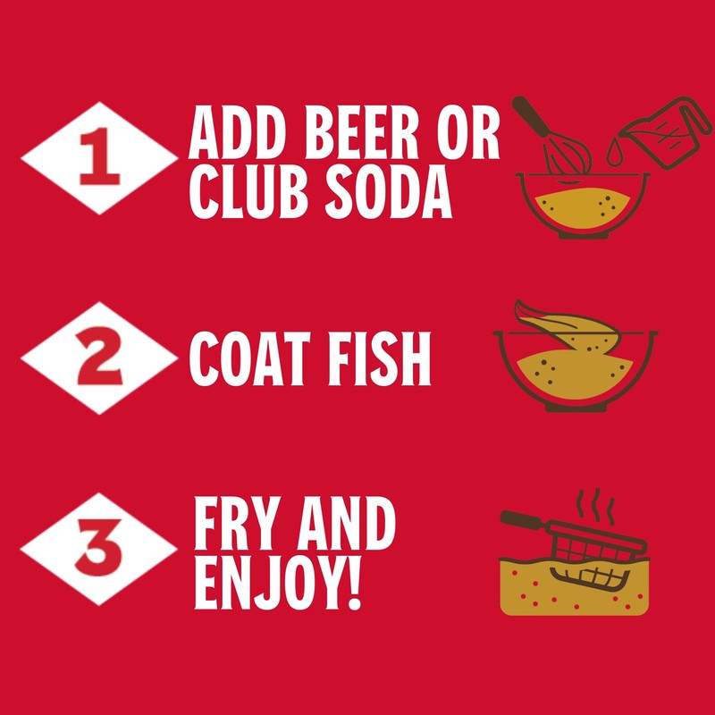 Louisiana Seasoned Beer Batter Mix 8.5 oz - 2 Pack