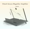 10-inch Phone Screen Magnifier, Foldable Phone Stand with Screen Magnification