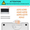 BYCeke Compatible with MacBook Pro 14 inch Case 2024-2021 M4