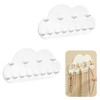 2PCS Cloud Shaped Hooks as Decorative Jewellery Stand for Wall