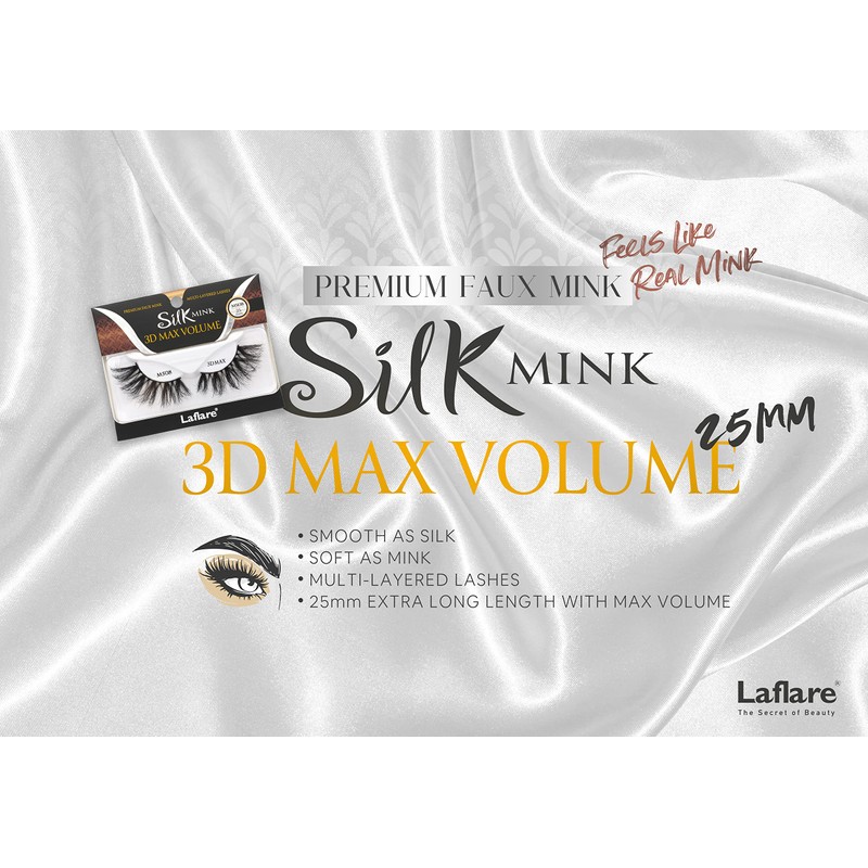 Laflare 3D SILK MINK MAX VOLUME Premium Faux Mink 25mm