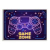 Stupell Industries Vivid Neon Style Game Zone Arcade Gamer Sign,