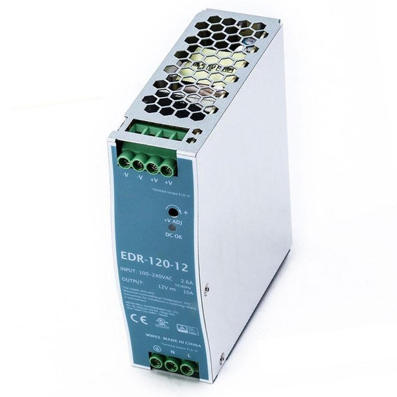 EDR-120-12 12V 10A 120W DIN Rail Power Supply for Industrial