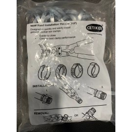 Oetiker 10500348 Zinc-Plated Steel Hose Clamp with Mechanical Interlock 100 Pack