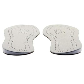 Plantillas de corrección de supinación, insertos ortopédicos de cuero para corrección de piernas O/XO, alineación de pies y soporte de postura para ho