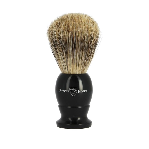 Edwin Jagger Medium Best Badger English Shaving Brush (Imitation Ebony)