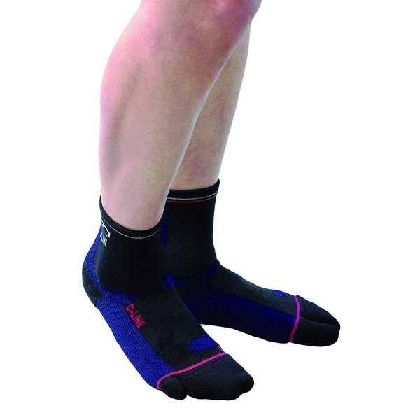Golf Specific Socks D-Line Support Socks Short Black L