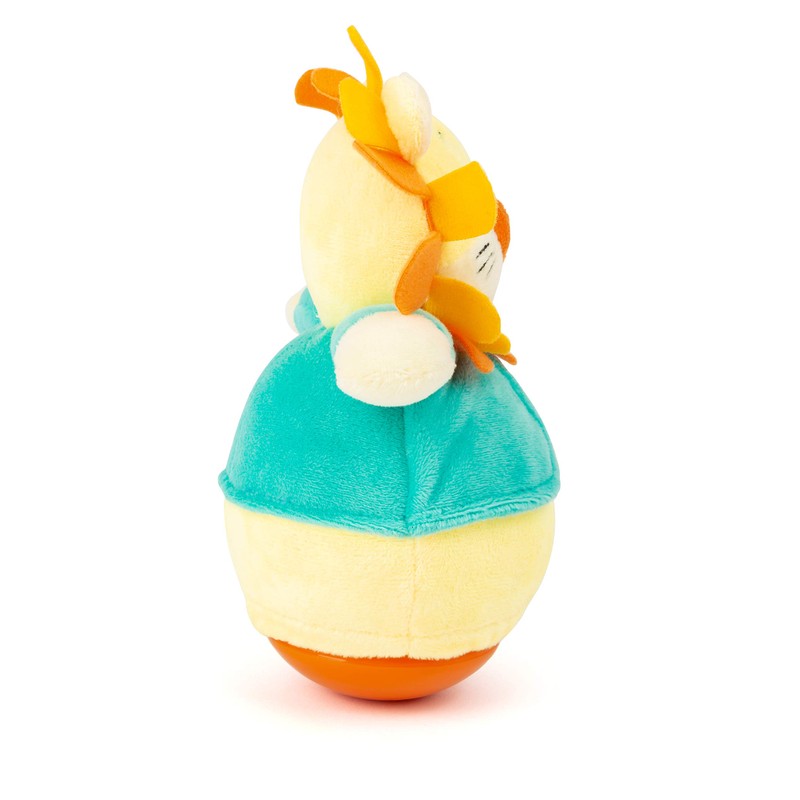 Small Foot 11426 Roly-Poly Lion, a Fun Stand-up Plush Animal