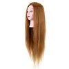 40% Real Human Hair Mannequin Head Hairdresser Training Head Cosmetology