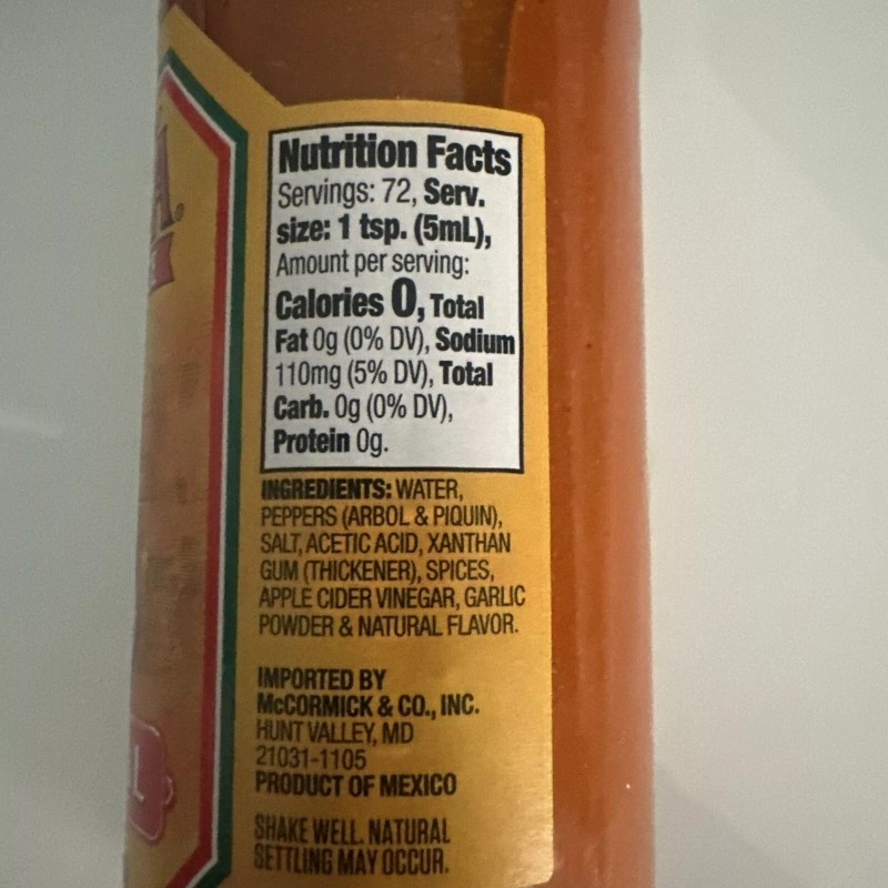 Cholula Kosher Original Hot Sauce, 12 fl oz Bottle