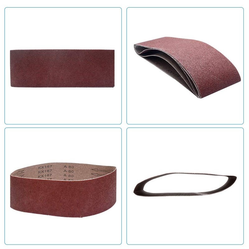 SUPERTOOL 100mm x 915mm Sanding Belts - Aluminium Oxide Power-Sander