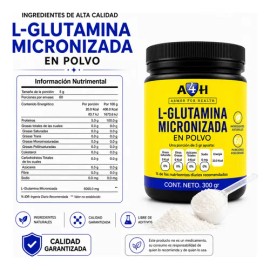 Glutamina 300 Gramos A4h 2 Meses                                                                                                                      