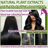 Kit De Tinte Para Cabello Negro Bubble Plant, 10 Unidades,