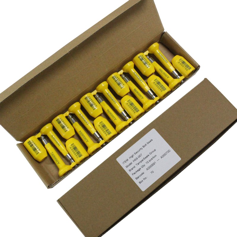 10pcs ISO 17712 and C-TPAT Certified High Security Bolt Seals