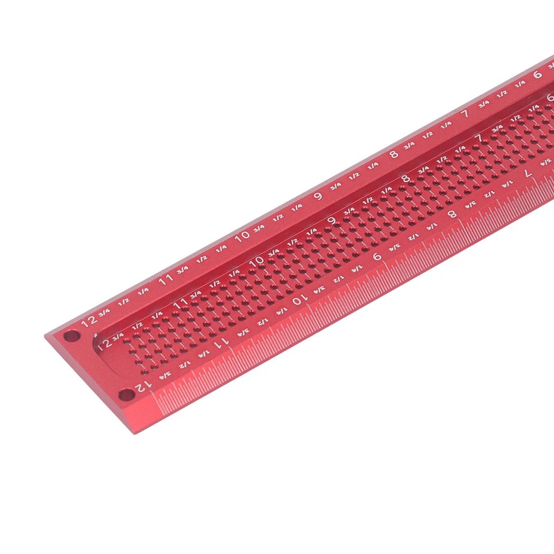Woodworking Scriber T Square Ruler Metric Aluminum Alloy for Carpenter