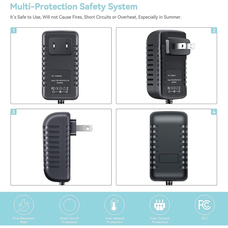 GIZMAC Replacement AC Adapter Charger for Mangroomer Ultimate Pro Back