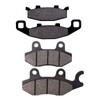 AHL 2 Pairs Motorcycle Front/Rear Brake Pads Kit Compatible with