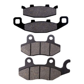 AHL 2 Pairs Motorcycle Front/Rear Brake Pads Kit Compatible with Suzuki DR 800 SM/SN/SP/SR/SS (SR43B) 1991-1995
