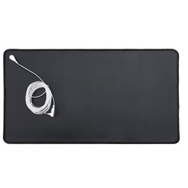 Grounding Mat for Health and Wellness, Improves Sleep, Reduces Anxiety and Pain, 16 x 24 inches, Black
