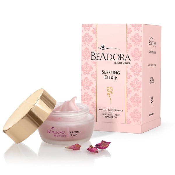 BODI BEAUTY BeAdora Bright Rose Sleeping Elixir Night Cream with