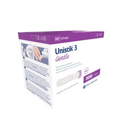 Owen Mumford Unistik 3 Safety Lancets (30G), 50 Count