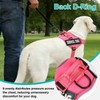 MUMUPET Service Dog Harness, No Pull Reflective Adjustable with Handle,